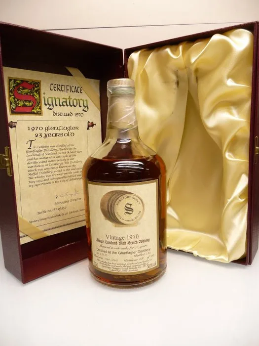 Glen Flagler 1970 23 years old Cask nos. 1260 + 7861 - Signatory Vintage - b. 1994 - 70cl