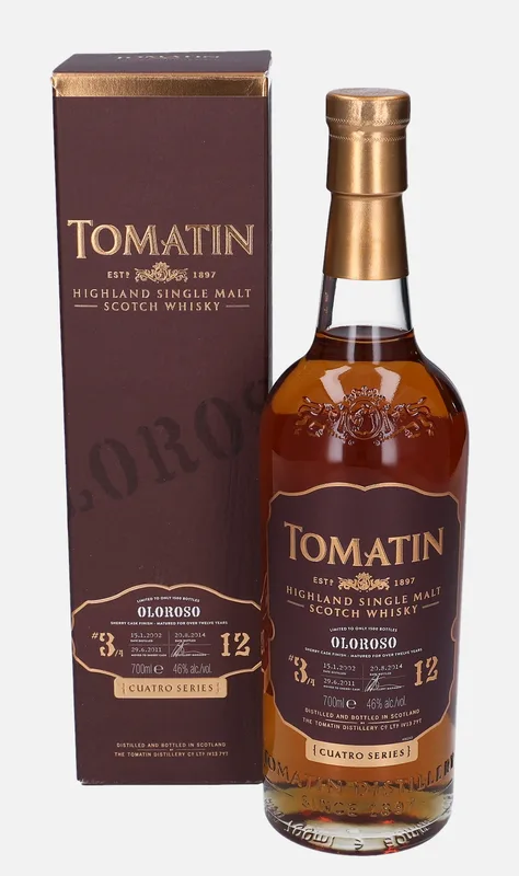 Tomatin – 2002 12 Year Old Cuatro Series