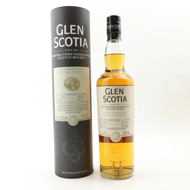 Glen Scotia – 2014 8 Year Old Exclusive Cask #21/655-1 (70cl, 56.2%)