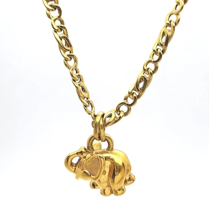 Necklace with pendant - 18 kt. Yellow gold