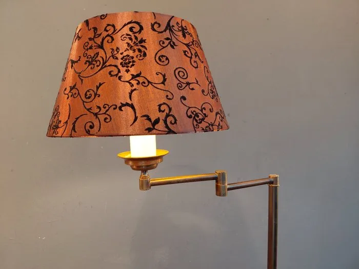 Floor lamp - Brass - Zwenkarm
