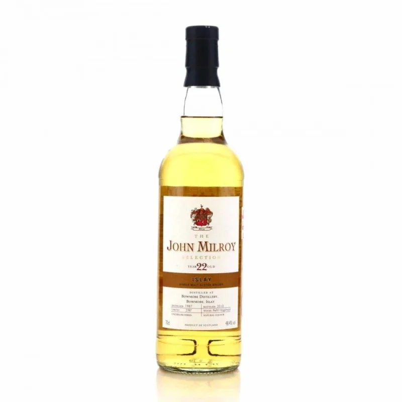 Bowmore – 22 Year Old 1987 John Milroy Single Cask Refill Hogshead #2787 (2010) (70cl, 48.4%)