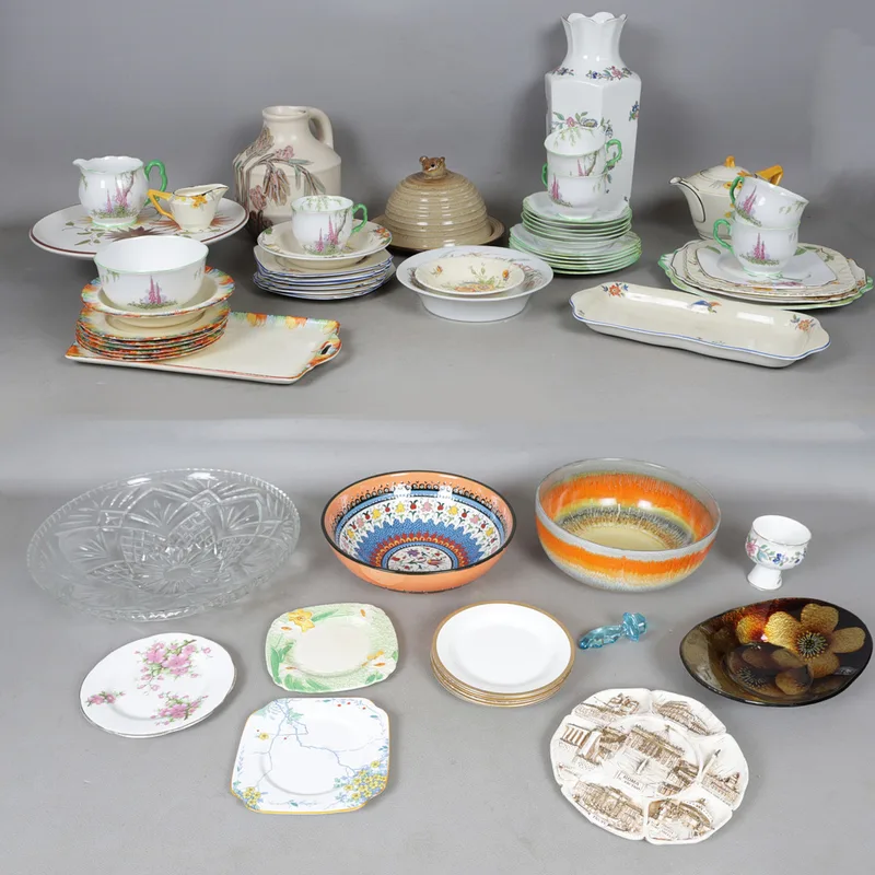 A Collection of Art Deco and Other Ceramics (Qty)