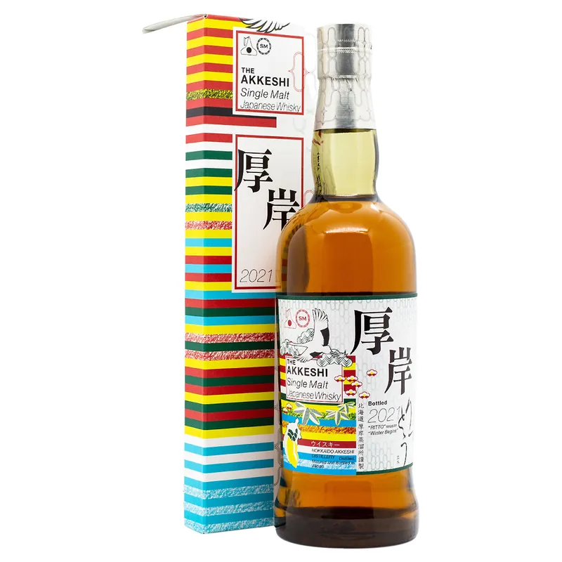 Akkeshi – Ritto Bottled 2021 Peated Japanese Single Malt Whisky (70cl, 55%)