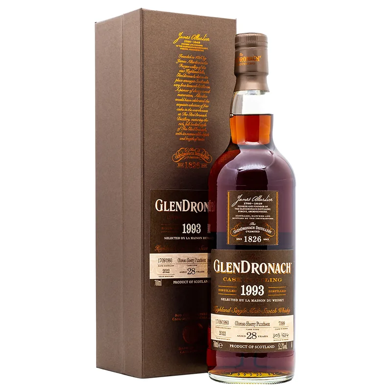 Glendronach – 28 Years Old 1993/2022 Cask 7099 France Exclusive (70cl, 52.3%)