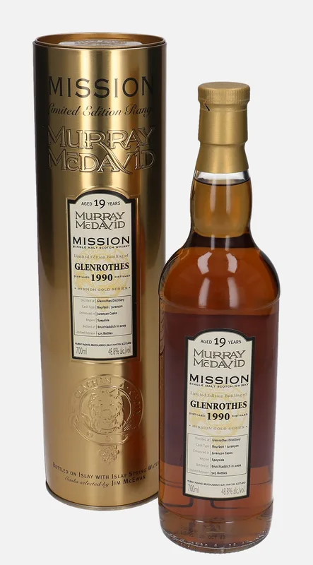Glenrothes – 1990 19 Year Old Murray McDavid Mission Gold Series