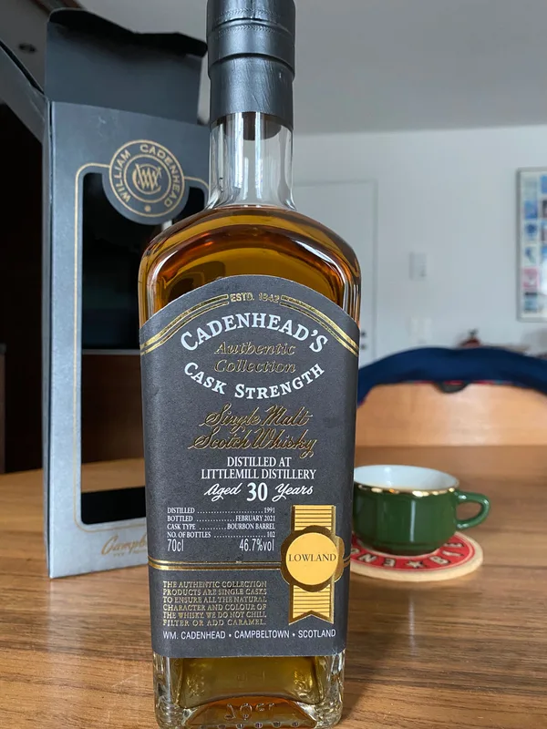 Littlemill – 30 Year Old Cadenhead Authentic Collection (70cl)
