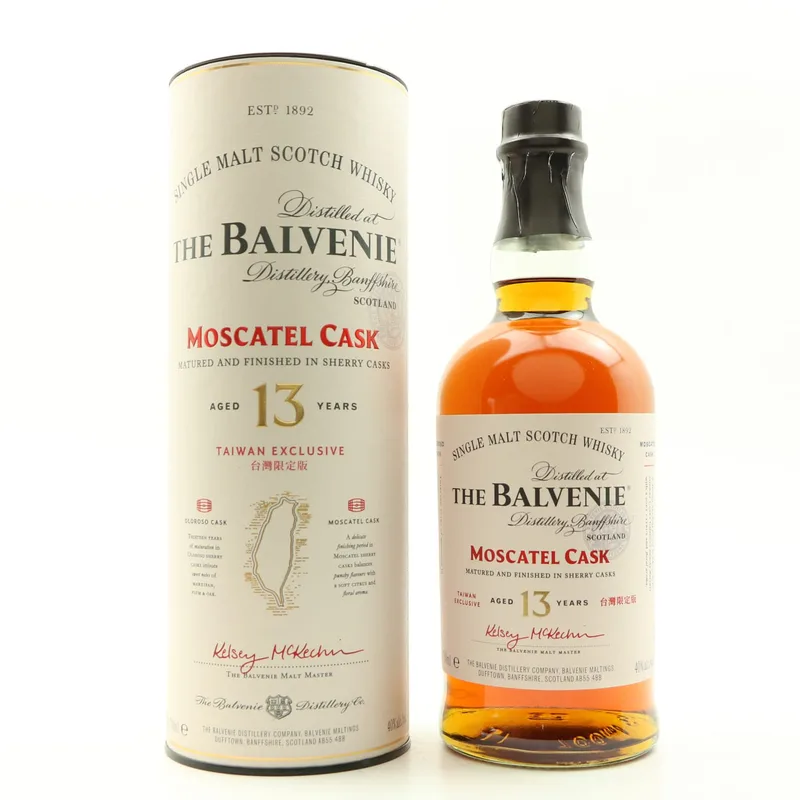 Balvenie – 13 Year Old Moscatel Cask Taiwan Exclusive (70cl, 40%)