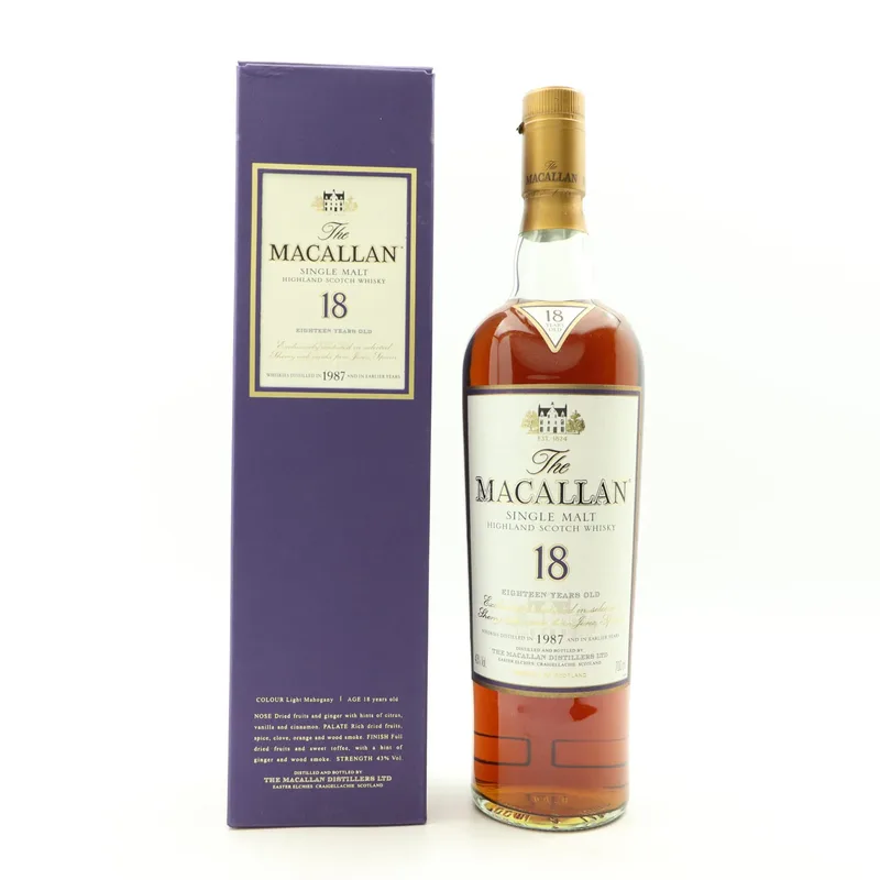 Macallan – 18 Year Old 1987 (70cl, 43%)