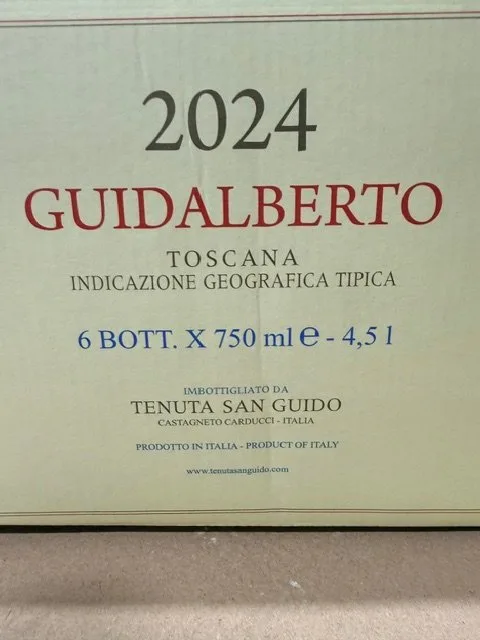 2024 Tenuta San Guido, Guidalberto - Tuscany IGT - 6 Bottles (0.75L)