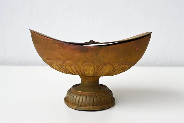 Censer - Copper, Metal - Little ship incense holder