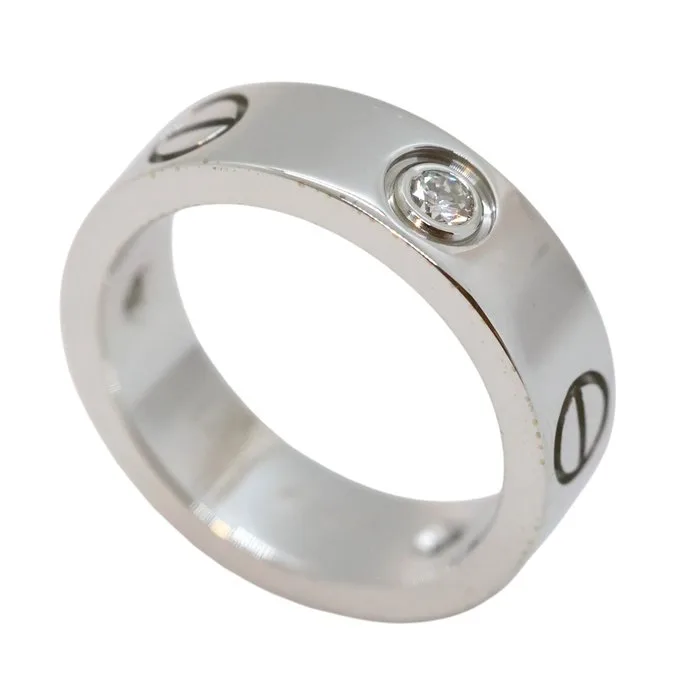 Cartier - Ring - Love - 18 kt. White gold - 3 Diamonds