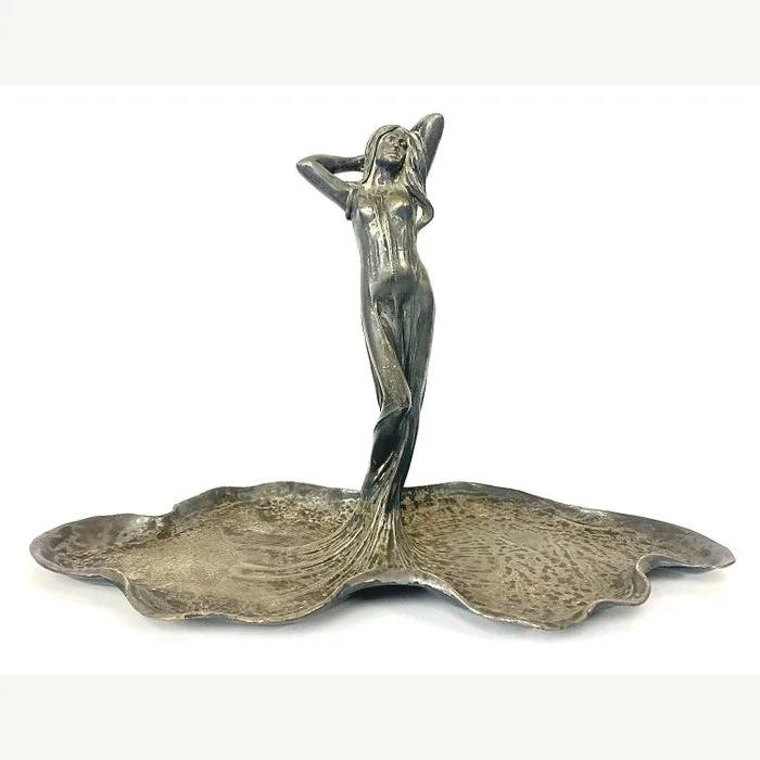 Sweetmeat dish - Silverplated, Brass - Albert Mayer, German factory