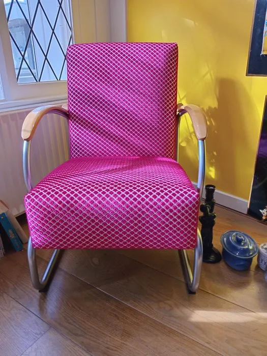 Gispen - Chair - Wood, Textile, Metal