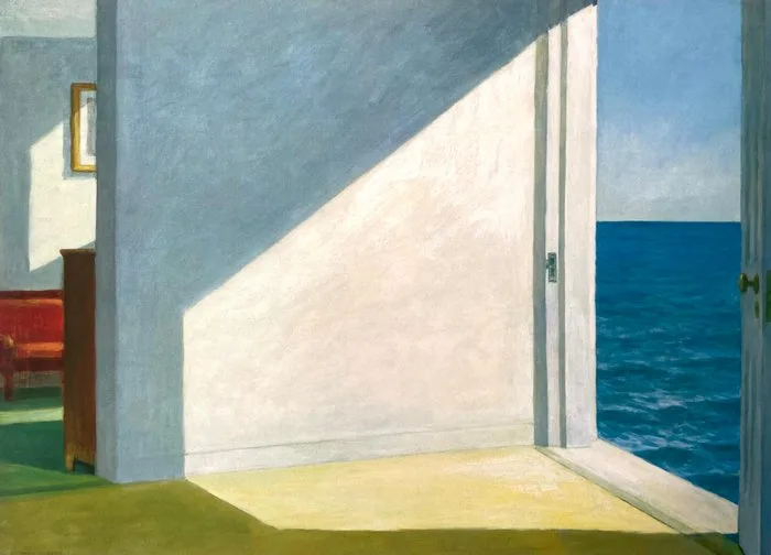 Edward Hopper (after) - Rooms by the sea - Offset lithograph - Licensed print - 2021