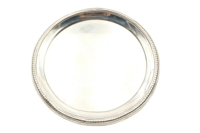 Decorative tray - Portugal - 19th century, silver