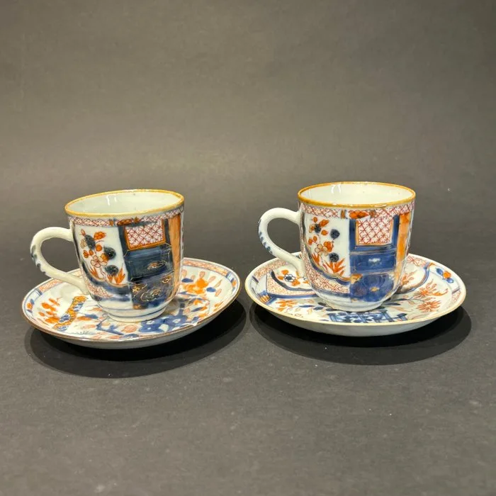 Cup and saucer - kop en schotel - Porcelain - Kangxi cup and saucer