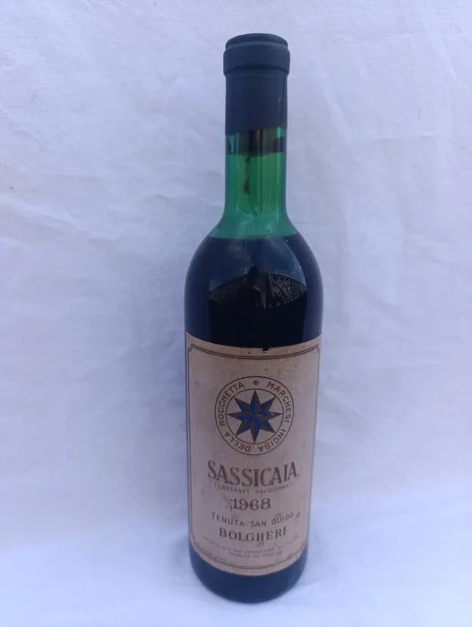 1968 Tenuta San Guido, Sassicaia - Bolgheri - 1 Bottle (0.75L)