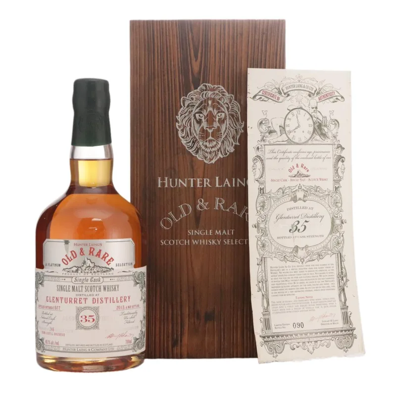 Glenturret – 1977 Hunter Laing 35 Year Old (70cl, 48.10%)