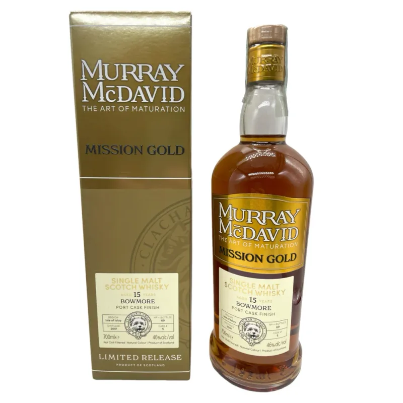 Bowmore – 15 Years Old 2001 Murray McDavid (70cl, 46%)