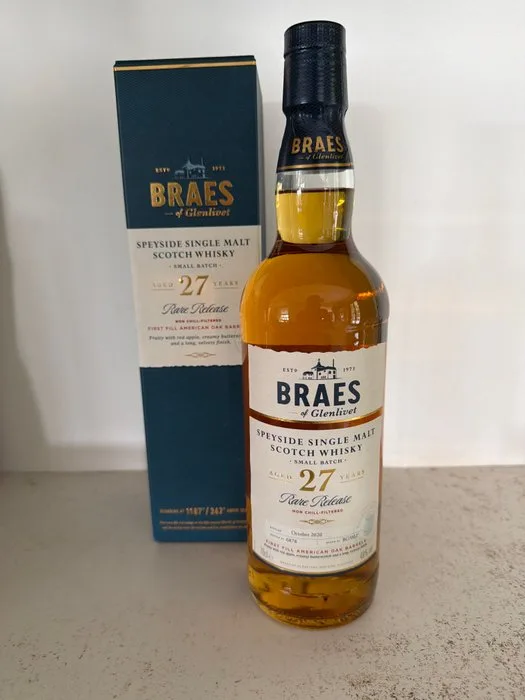 Braes of Glenlivet 27 years old Rare Release - Batch BG/002 - b. 2020 - 70cl