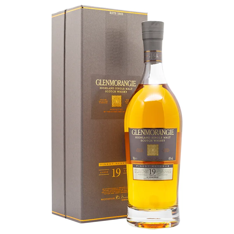 Glenmorangie – 19 Years Old Finest Reserve Travel Exclusive Highland Single Malt Scotch Whisky (70cl, 43%)