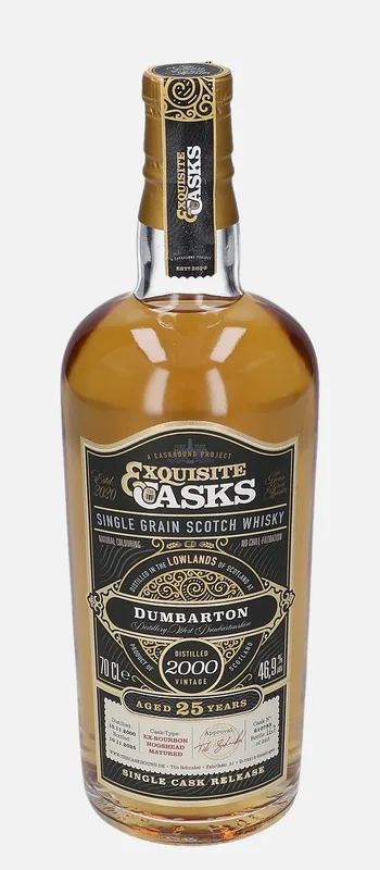 Dumbarton – 2000 25 Year Old The Caskhound Exquisite Casks