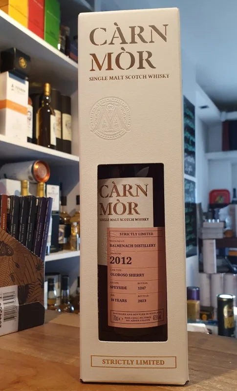 Balmenach – 10 Year Old 2012 First & Refill Oloroso Sherry Carn Mor