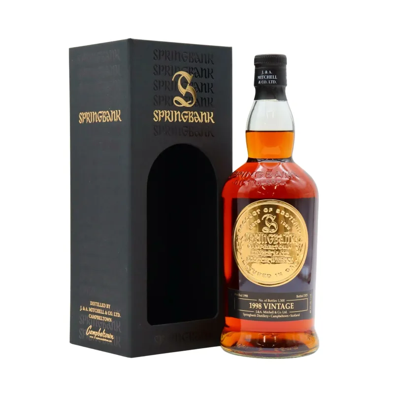 Springbank – 1998 Vintage Limited Edition 2025 Release Campbeltown Single Malt Scotch Whisky (2025) (70cl, 76%)