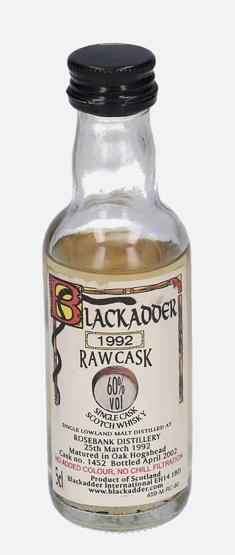 Rosebank – 1992 Blackadder International Raw Cask (5cl, 60%)
