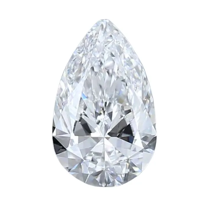 1 pcs Diamond (Natural) - 0.70 ct - Pear - D (colourless) - IF - Gemological Institute of America (GIA) - GIA Certified Diamond