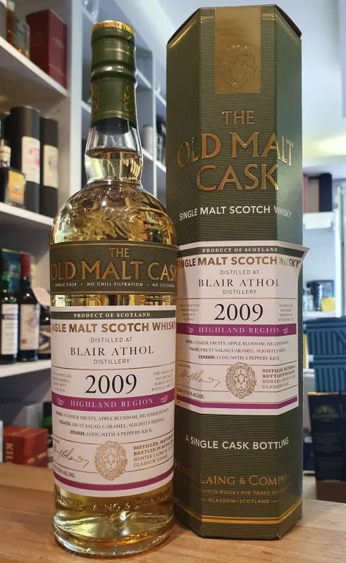 Blair Athol – 14 Year Old 2009 Single Cask, Old Malt Cask, Hunter Laing (70cl, 50%)