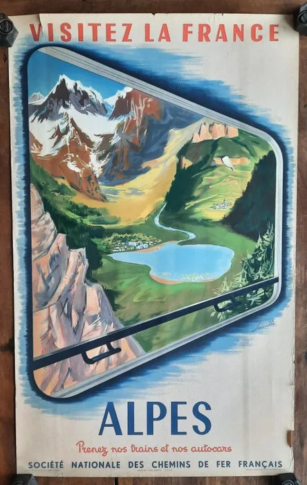 Saindré - Sncf Visitez les Alpes - 1950s