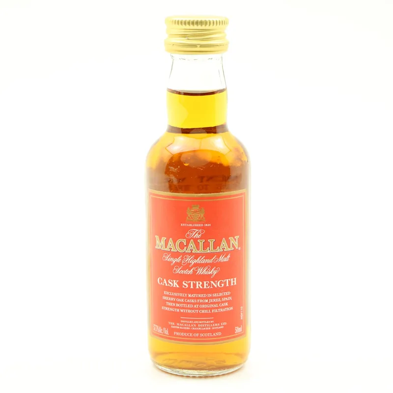 Macallan – Cask Strength Mini 5cl (5cl, 57.7%)