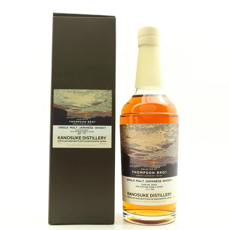Kanosuke – 2018 4 Year Old Cask #20463 Selected by Thompson Bros (70cl, 58%)
