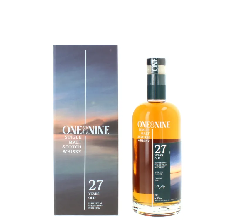BenRiach – 27 Year Old One8Nine 1997 Cask 7350 'First Light'