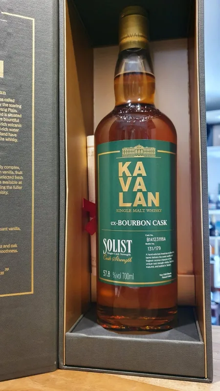 Kavalan – Solist Ex-Bourbon Cask 2014 (70cl, 57.8%)