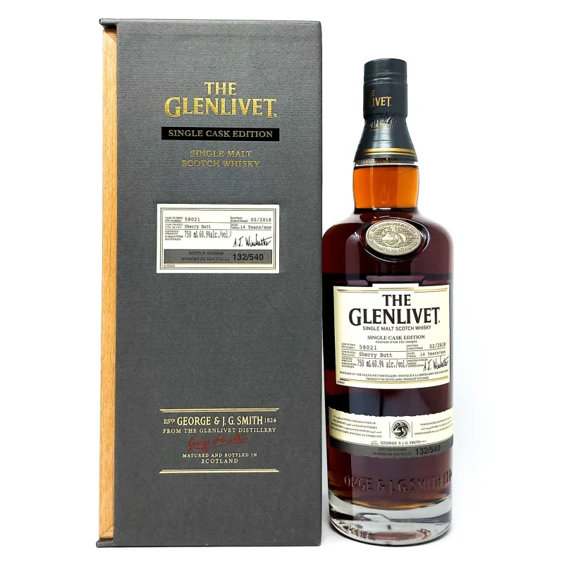 Glenlivet – 14 Year Old Single Cask Edition #58021 Single Malt Scotch Whisky