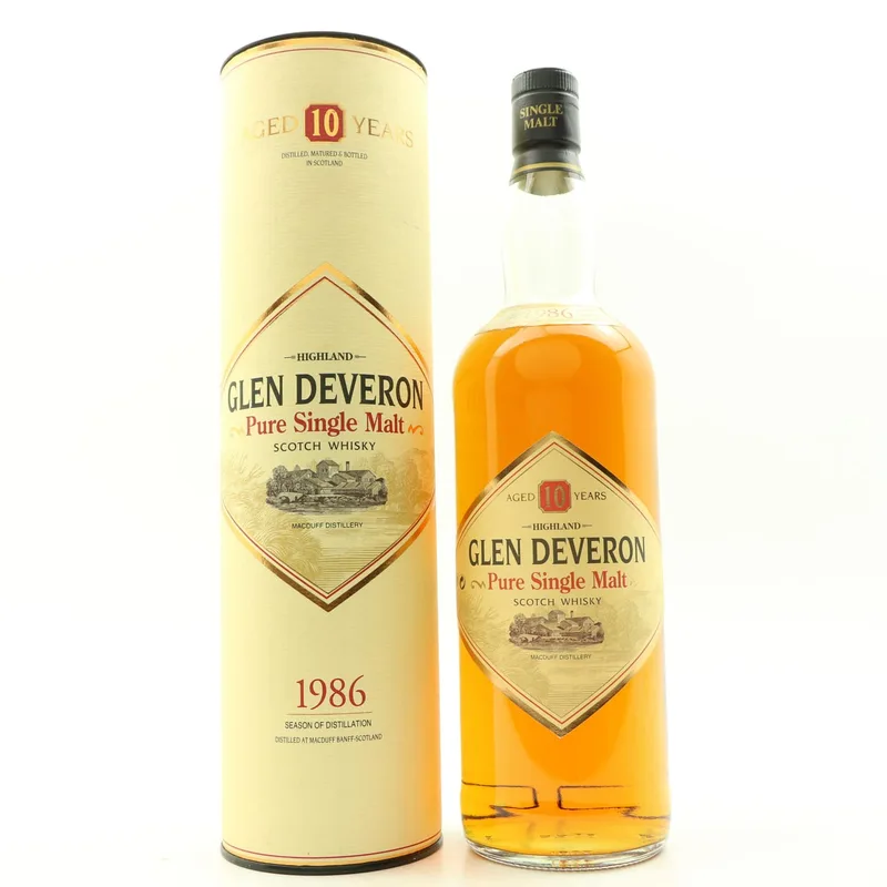 Glen Deveron – 1986 10 Year Old 1L (1Litre, 43%)