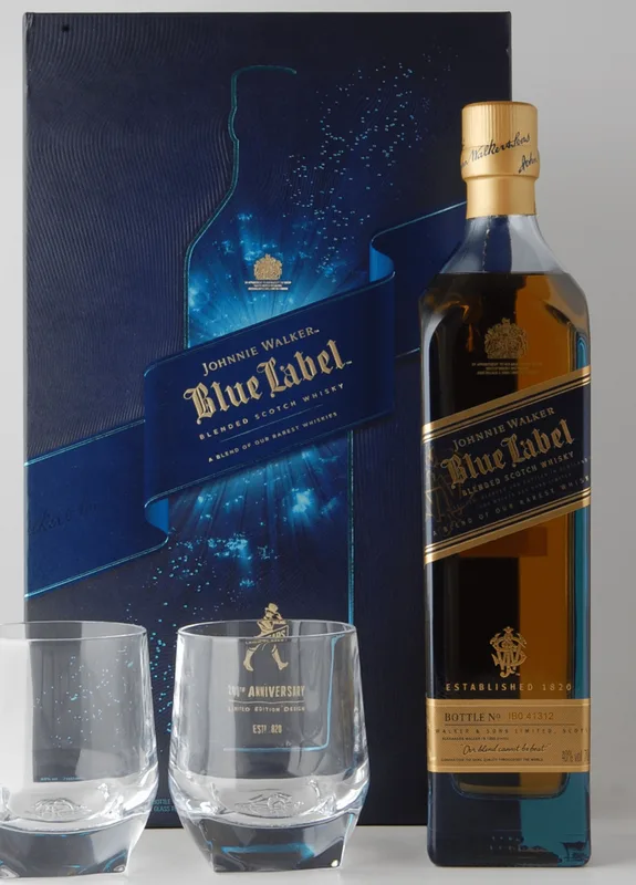 Johnnie Walker Blue Label - 200th Anniversary Glasses Gift Set