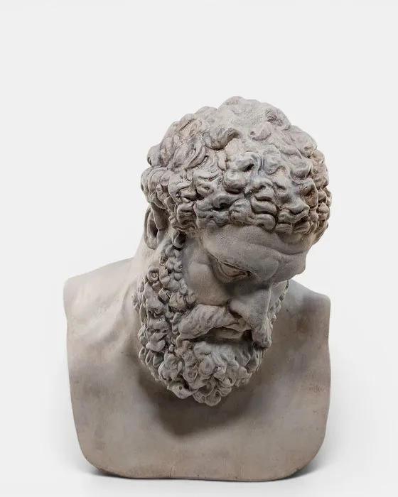 Sculpture, Mezzobusto Ercole Farnese - 25 cm - Plaster - 2025