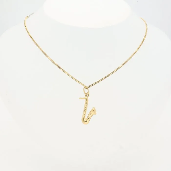 Necklace with pendant - 18 kt. Yellow gold