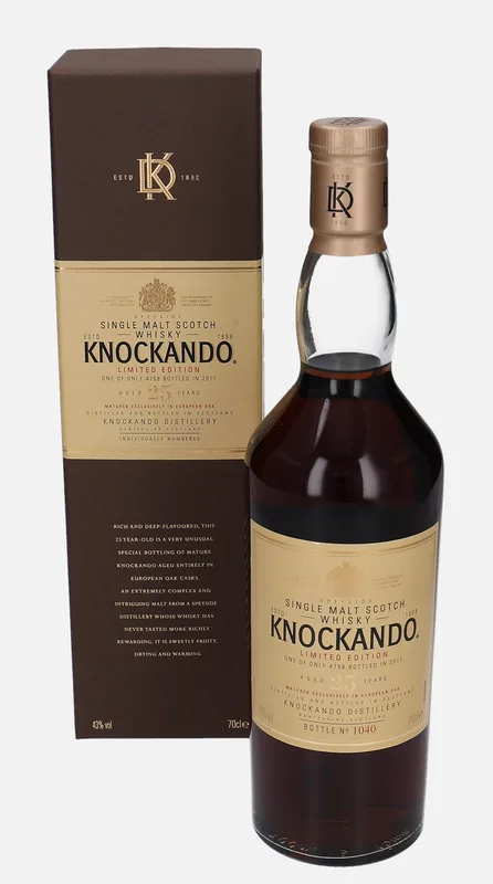 Knockando – 25 Year Old (70cl, 43%)