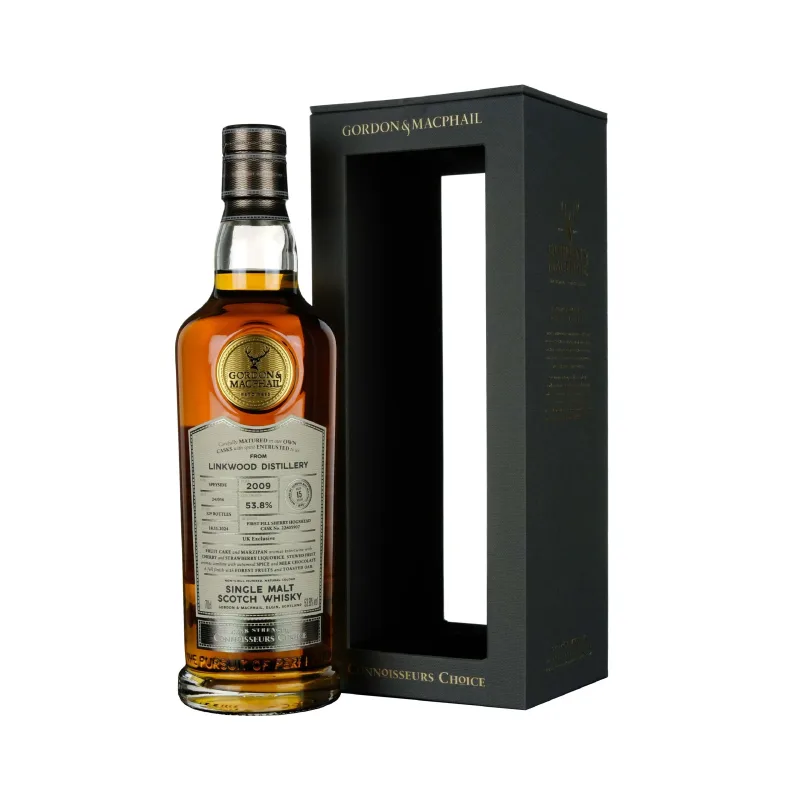 Linkwood – 15 Year Old 2009 Gordon & MacPhail Connoisseurs Choice Single 1st Fill Sherry Hogshead (70cl, 53.8%)
