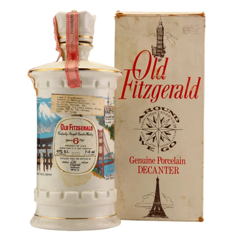 Old Fitzgerald Around We Go 6 Year Old Straight Bourbon - Ceramic Decanter (75cl, 43.00%)