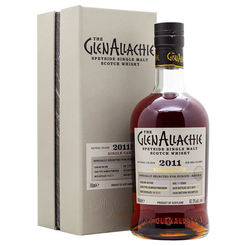 Glenallachie – Aged 11 Years 2011/2023 Cask 801089 Europe Exclusive Batch 6 (70cl, 62.3%)