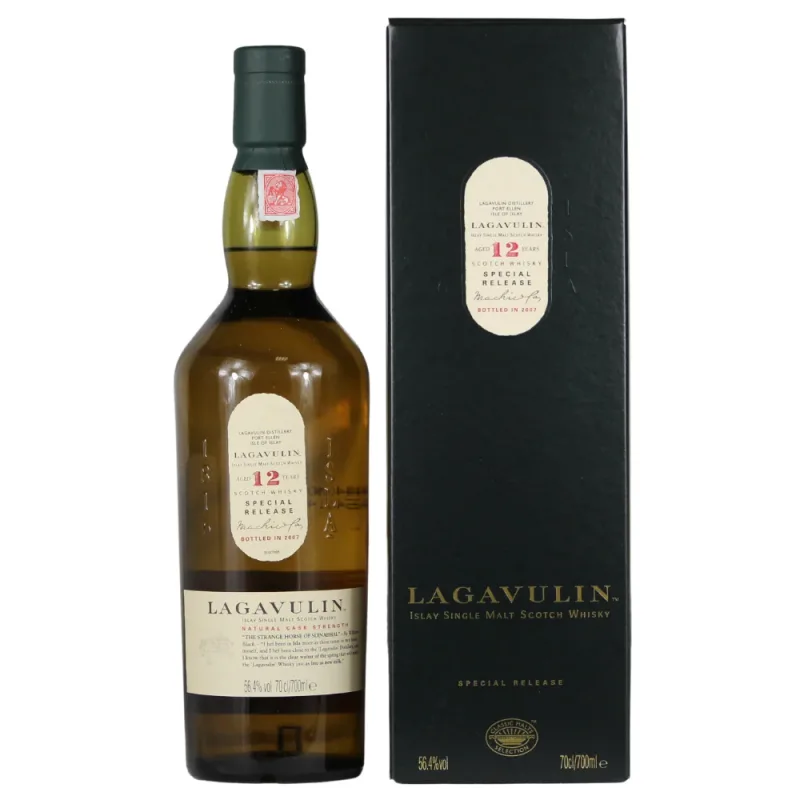 Lagavulin – 12 Year Old Cask Strength Bottled 2007 (70cl, 56.4%)