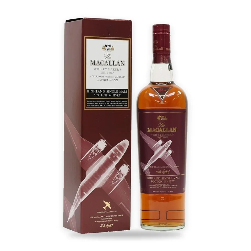 Macallan – Whisky Maker's Edition - Classic Travel Range 1930s Propeller Plane