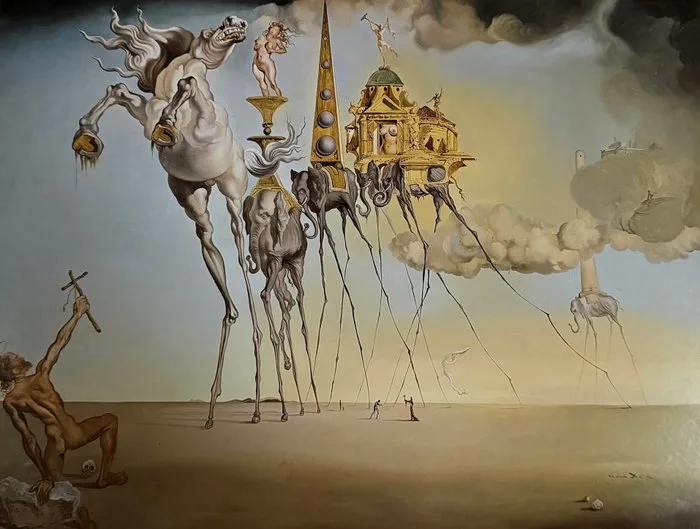 Salvador Dalí (after) - “The Temptation of Saint Anthony, 1946”