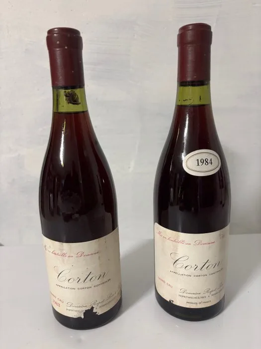 1983 & 1984 Domaine Rapet Père & Fils - Corton Grand Cru - 2 Bottles (0.75L)